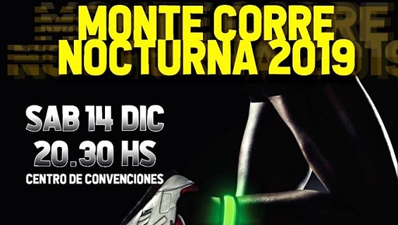 En diciembre se larga un nuevo Monte Corre Nocturno