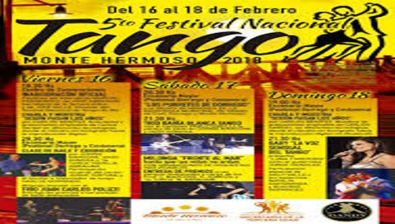 En un 2×4, llega la 5ª edición del Festival de Tango a Monte Hermoso