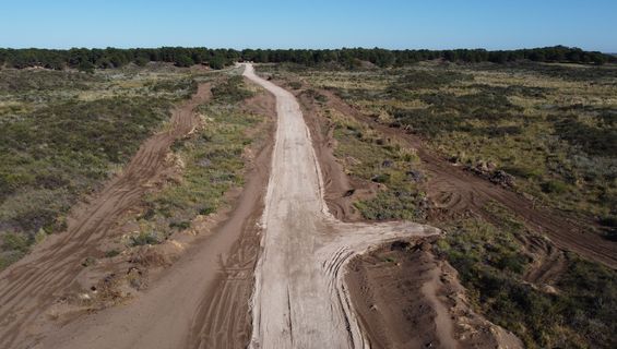 Avanza el camino de cintura Monte Hermoso – Sauce Grande