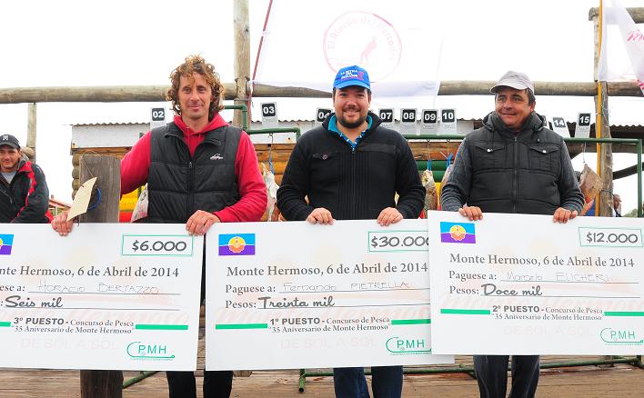 Entre 300 cañas, el premio mayor se fue para Punta Alta