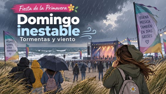 Domingo con tiempo inestable en Monte Hermoso: cómo sigue la Fiesta de la Primavera